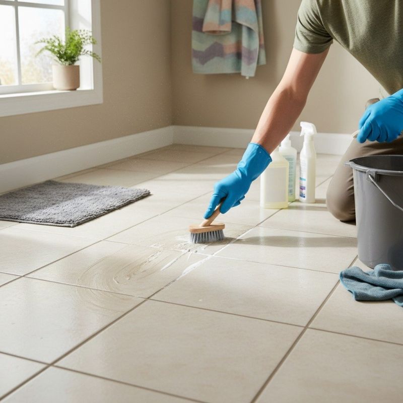 Bathroom Tile Cleaning