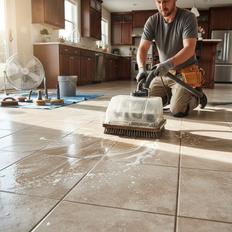 Bathroom Tile Cleaning