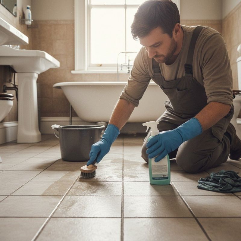 Bathroom Tile Cleaning